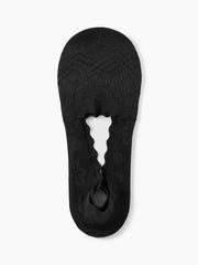 3 PAIRS TEXTURED LACE INVISIBLE SOCKS