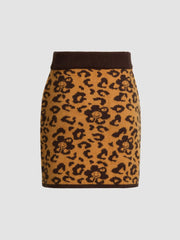 Funny Floral Pattern Skirt