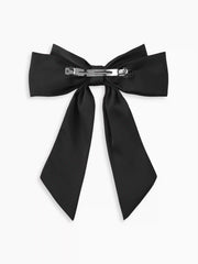 Bowknot Satin Hair Clip