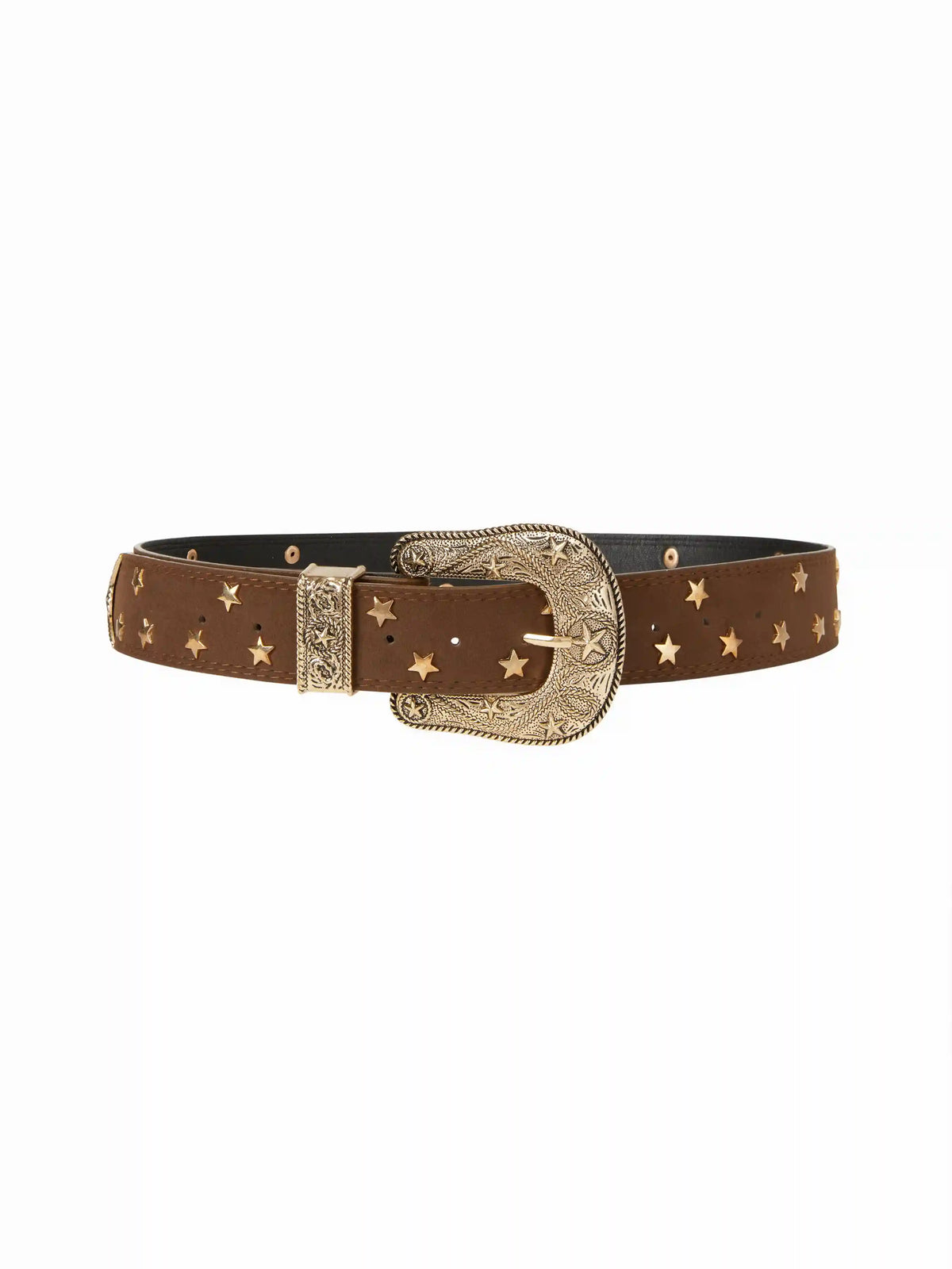 STAR DECOR ENGRAVED BUCKLE BELT