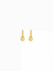 HEART HOOP EARRINGS