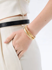 LAYERED TWIST BANGLE