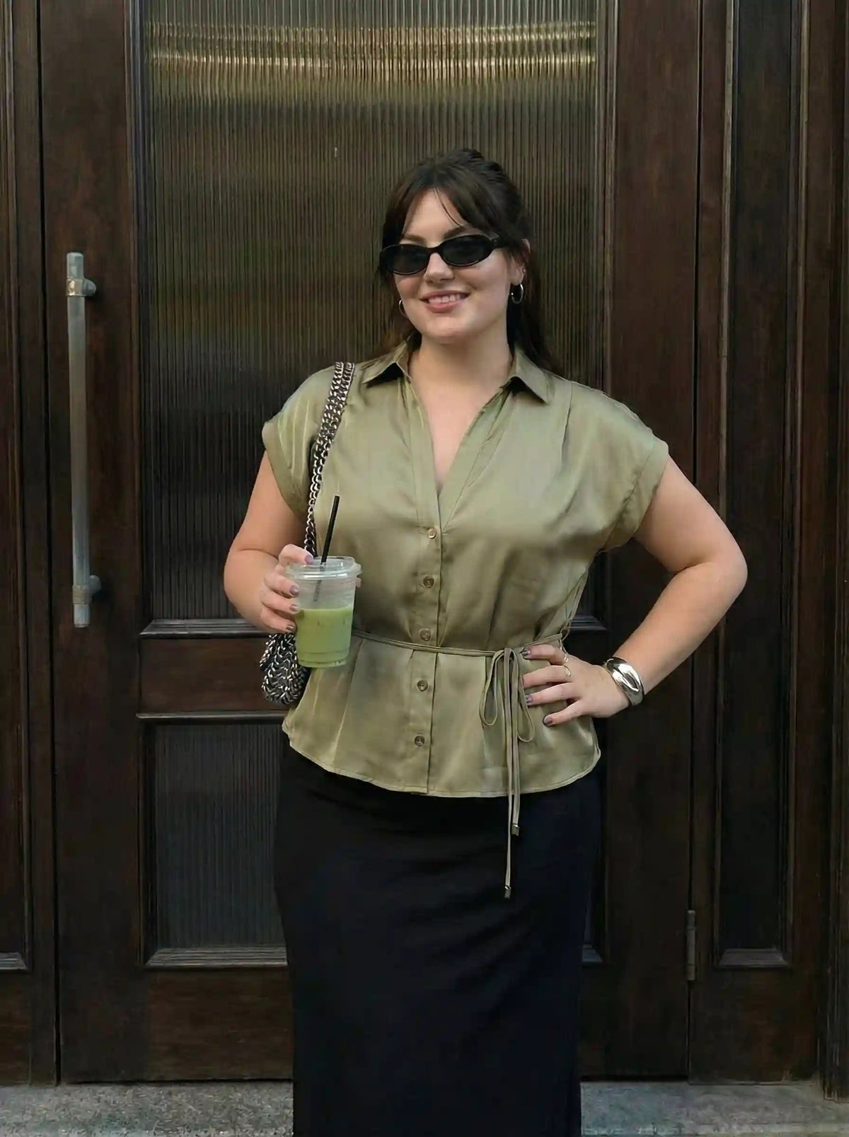 Knotted Blouse Curve & Plus