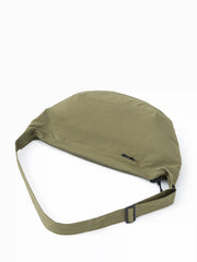 HALF MOON ADJUSTABLE STRAP NYLON CROSSBODY BAG