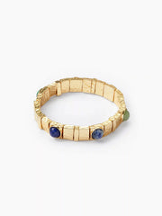 GEMSTONE DECOR BEADED BRACELET