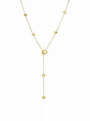HEART Y-SHAPED NECKLACE