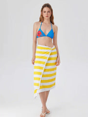 TWO-TONE STRIPE TOWEL