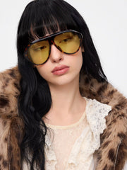 OVAL FRAME FASHION GLASSES