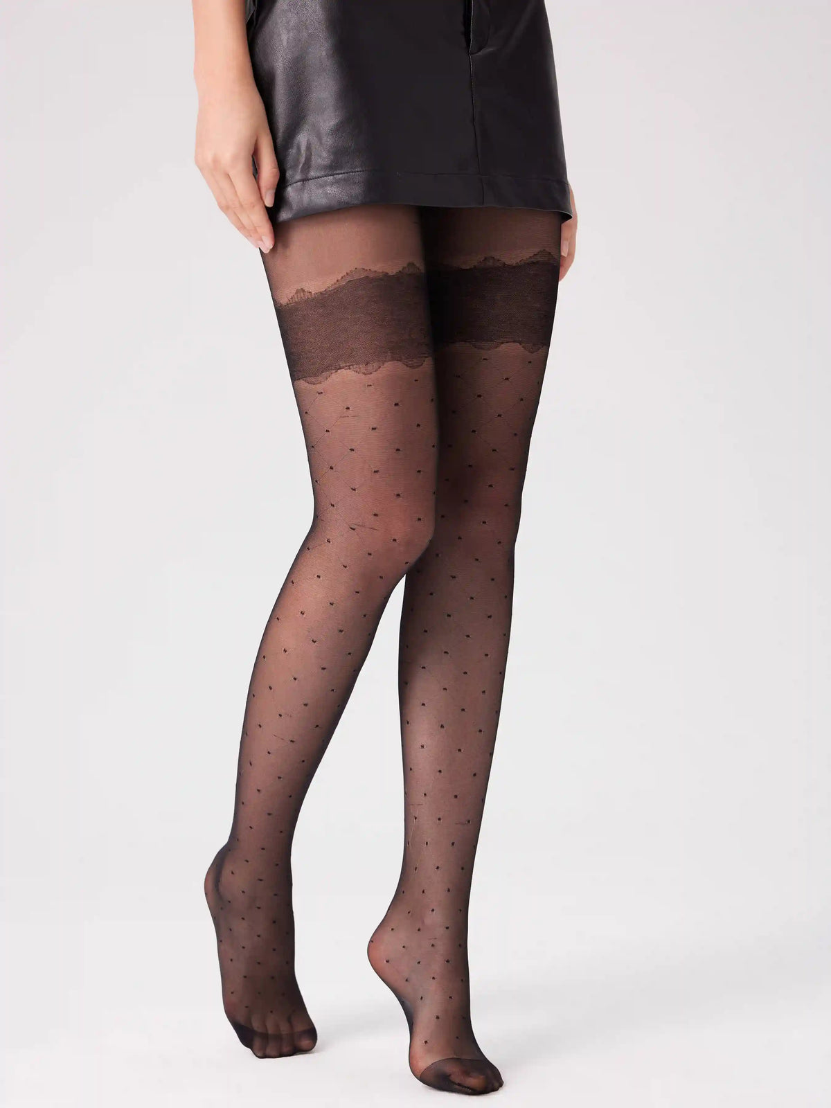 POLKA DOT & LACE TIGHTS