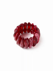 MARBLE TEXTURED CURVE BANGLE BRACELET