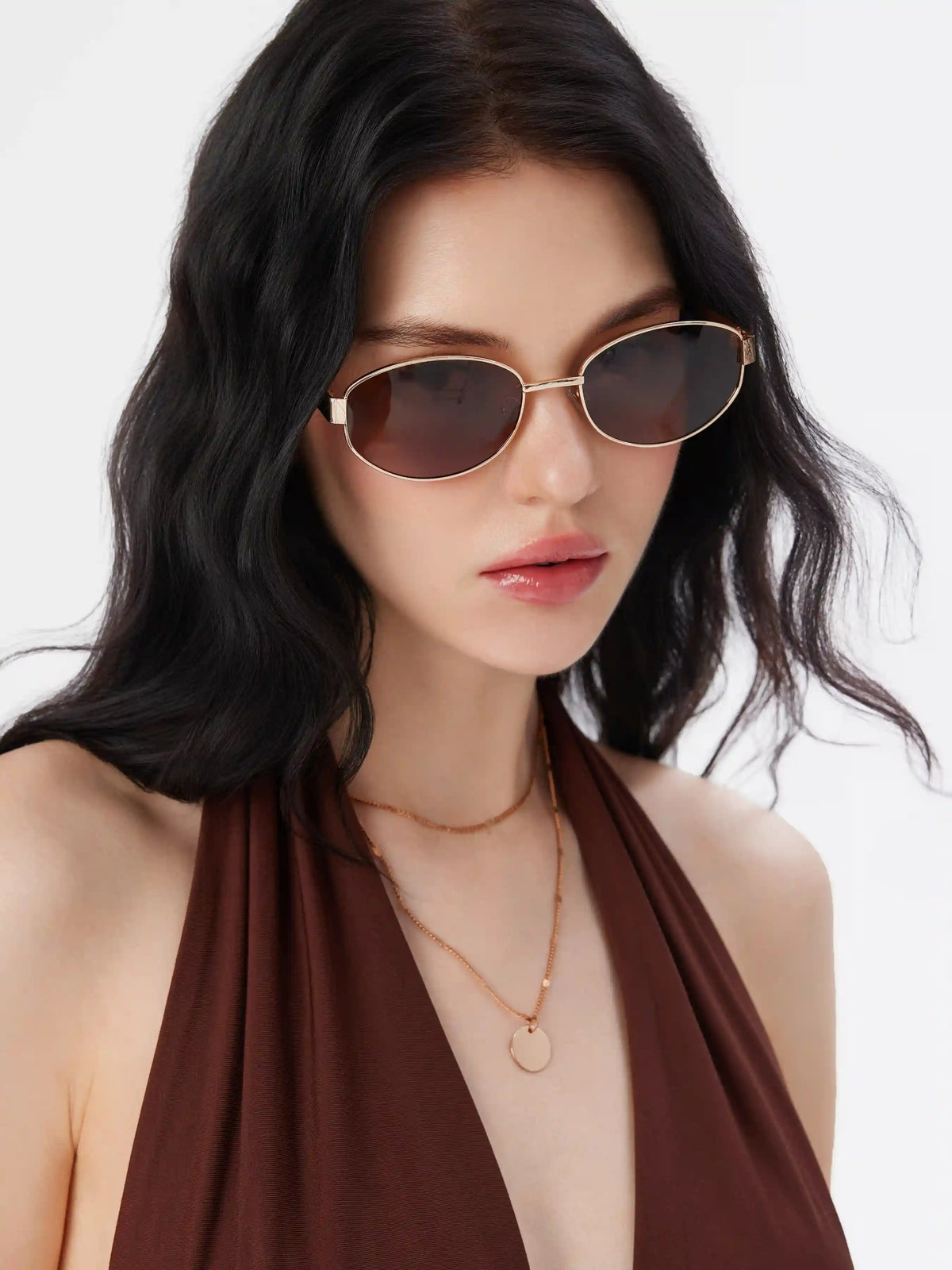 OVAL FRAME FASHION GLASSES