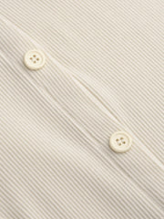 Asymmetrical Neck Solid Button Long Sleeve Top With Scarf