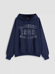 1990 Terry Graphic Oversized Hoodie
