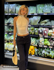 High Stretch Cider Denim Low Rise Flared Jeans