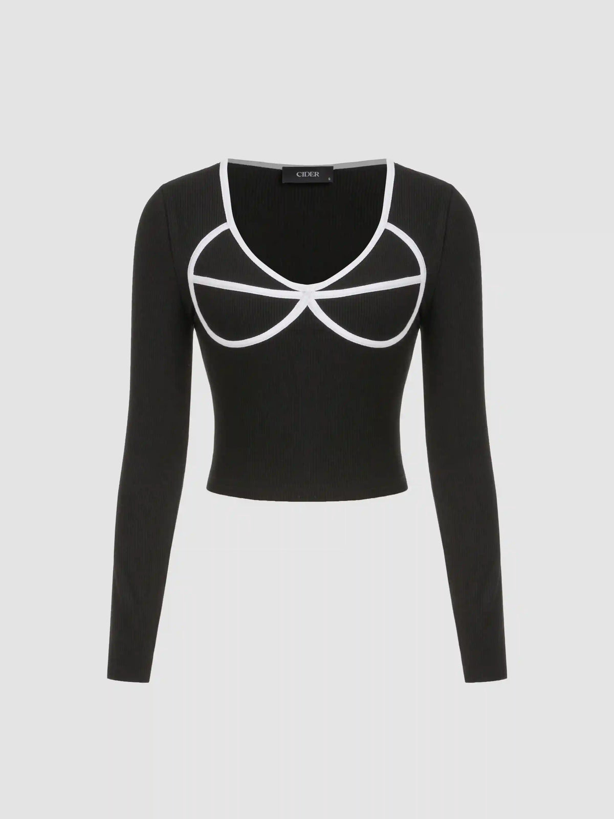 Round Neck Long Sleeve Tee