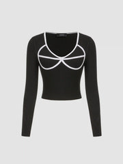 Round Neck Long Sleeve Tee