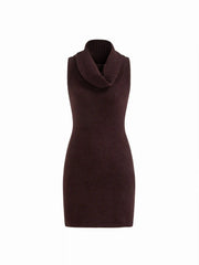 Multi-Way Knit Boat Neck Mini Tank Dress