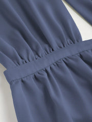 Deep V Tie Back Jumpsuit