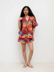 And A View Tie Front Shirt