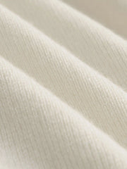Knit Asymmetrical Neck Solid Long Sleeve Top