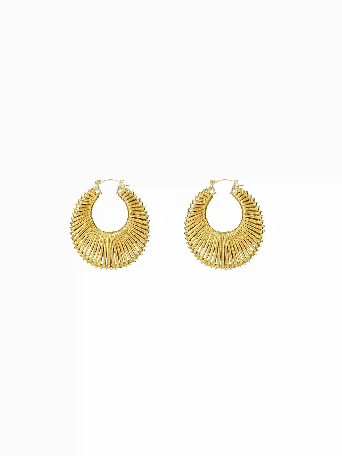 HOLLOW OUT HOOP EARRINGS