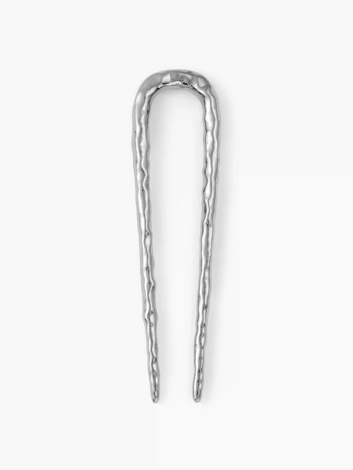TEXTURED U-SHAPED HAIR PIN