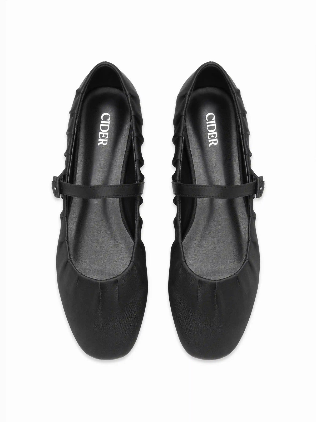 ROUND TOE & SINGLE BUCKLE FLATS