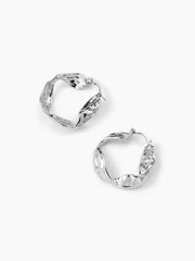 TWISTED HOOP EARRINGS