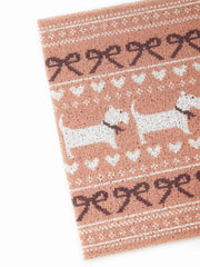 BOWKNOT & HEART & DOG PATTERN DOOR MAT