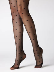 Bowknot Pattern Tights