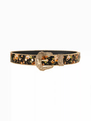 FLORAL ENGRAVED BUCKLE BELT
