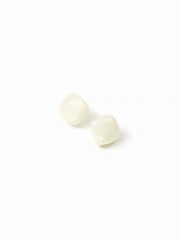 SQUARE RESIN STUD EARRINGS