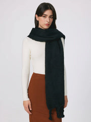 TWIST TASSEL SCARF
