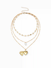 HEART LAYERED NECKLACE