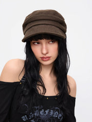 PLEATED BERET HAT