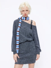 STRIPED  SCARF