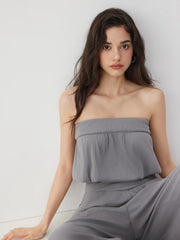 High Stretch Strapless Bloomer Jumpsuit