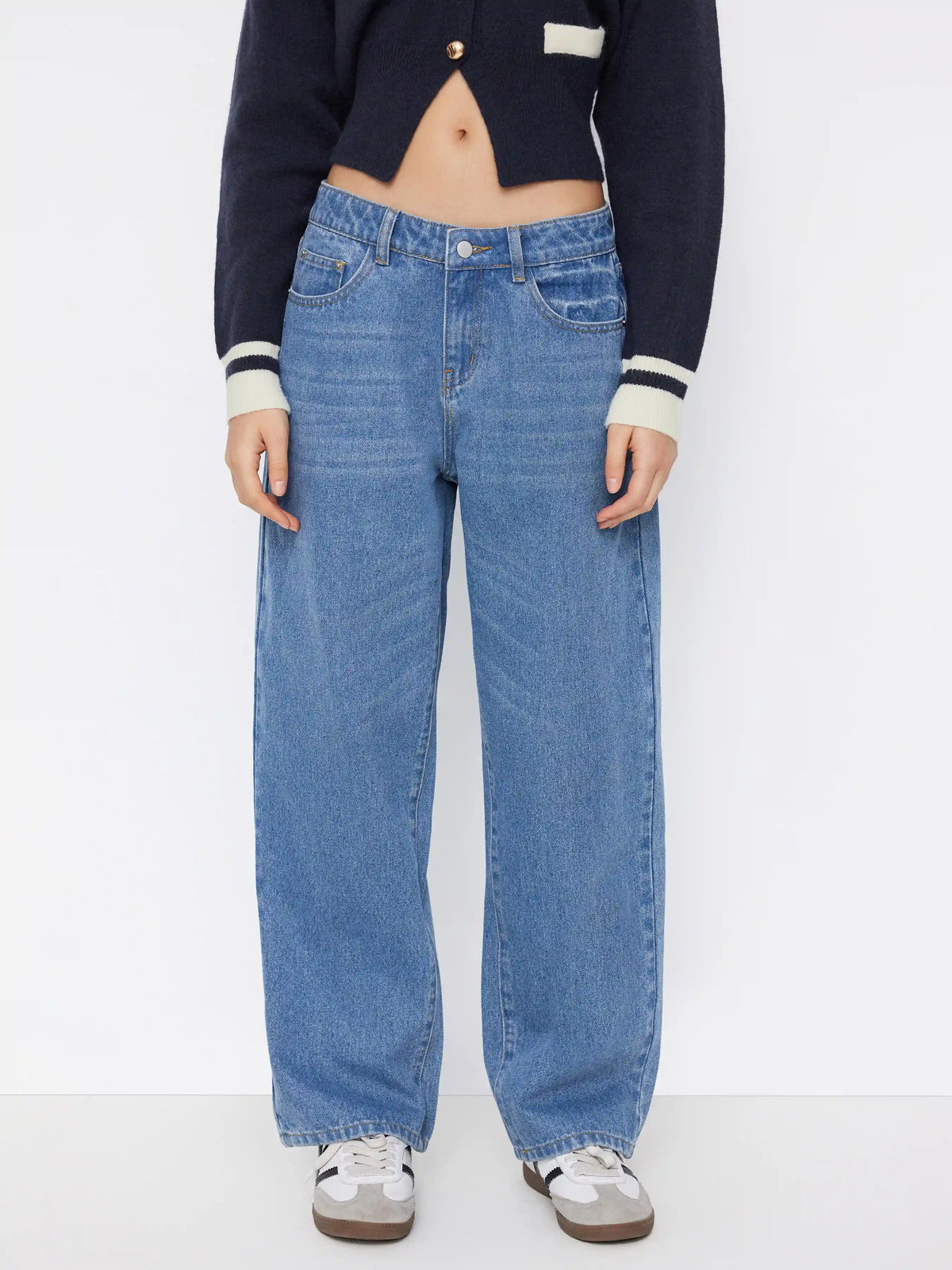 Cider Denim Cotton-Blend Barrel-leg Jeans