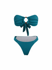 Adjustable Straps Bowknot Bikini Set