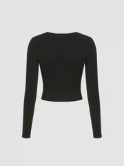 Round Neck Long Sleeve Tee