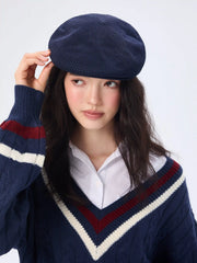KNITTED BERET HAT