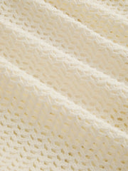Knit Hollow Out Knotted Tank Top