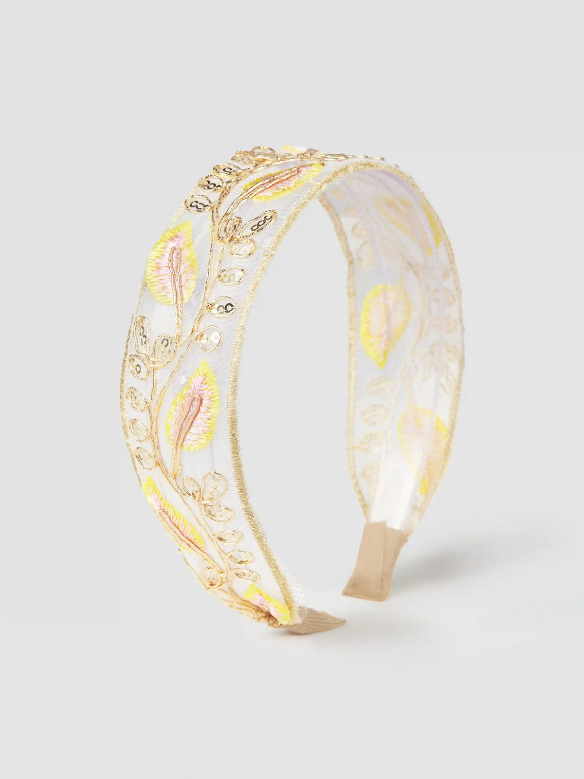 SEQUIN EMBROIDERED HEADBAND