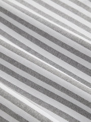 Cotton-blend V-neck Striped Knotted Wide Leg Jumpsuit