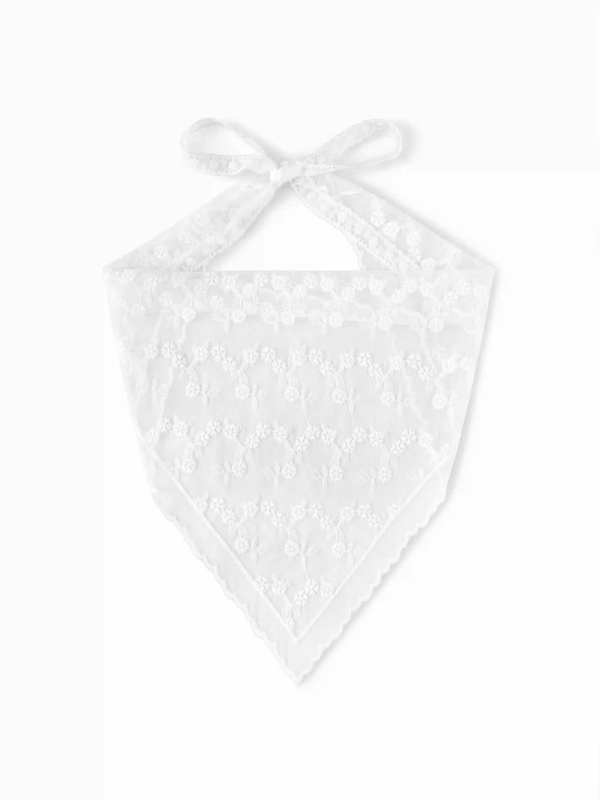 FLORAL LACE HEADSCARF