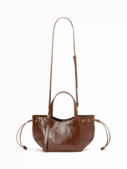 FAUX LEATHER SHOULDER BAG & CROSSBODY BAG