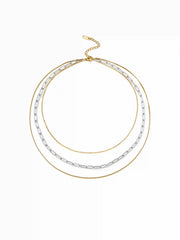 LAYERED CHAIN NECKLACE