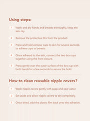 REUSABLE ADHESIVE PUSH UP NIPPLE COVER