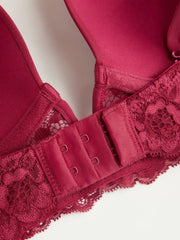 Lace V-Neck Underwire Plunge Bralette
