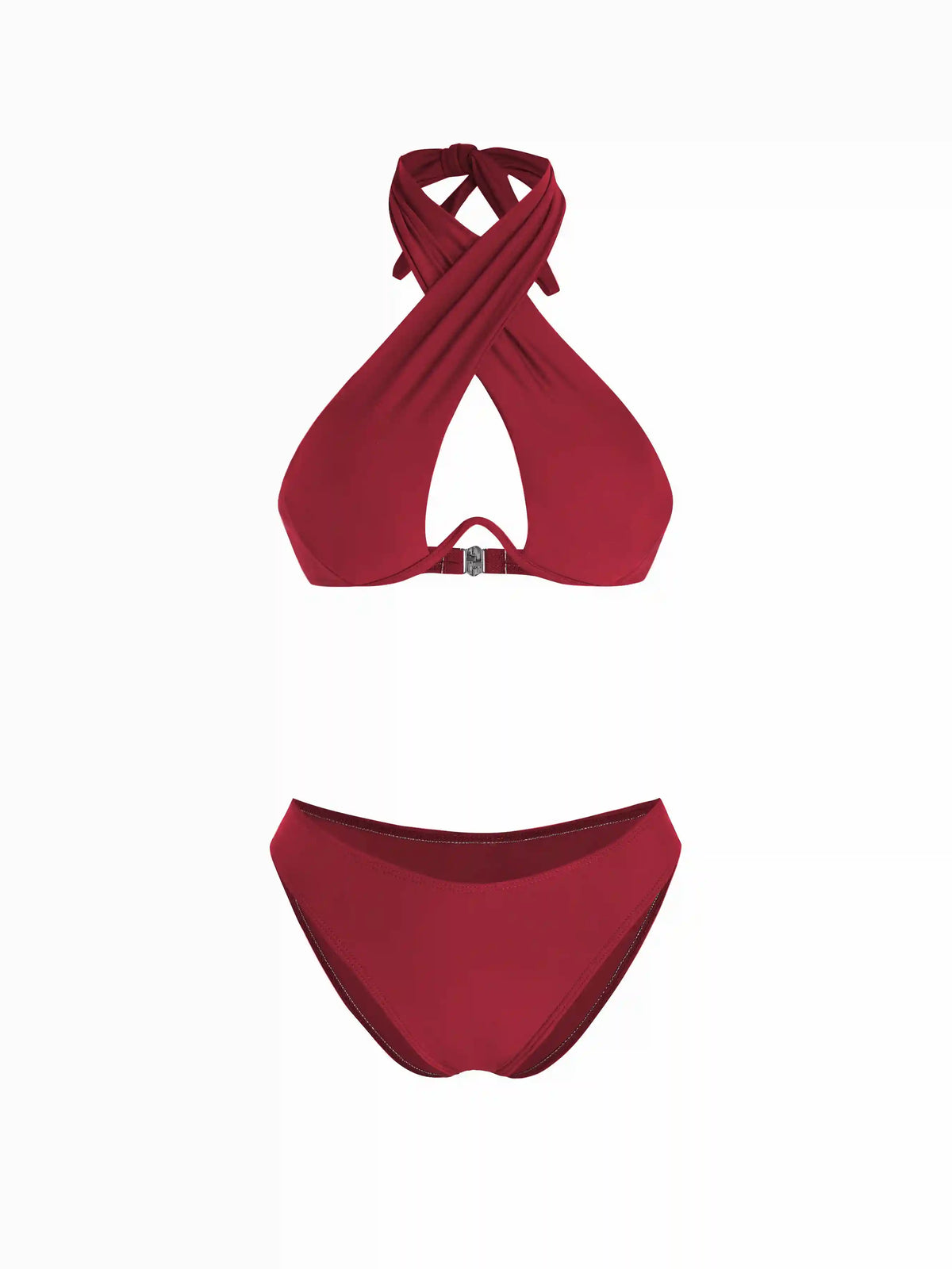 Miss Independent Cut-Out Underwire Bikini Set